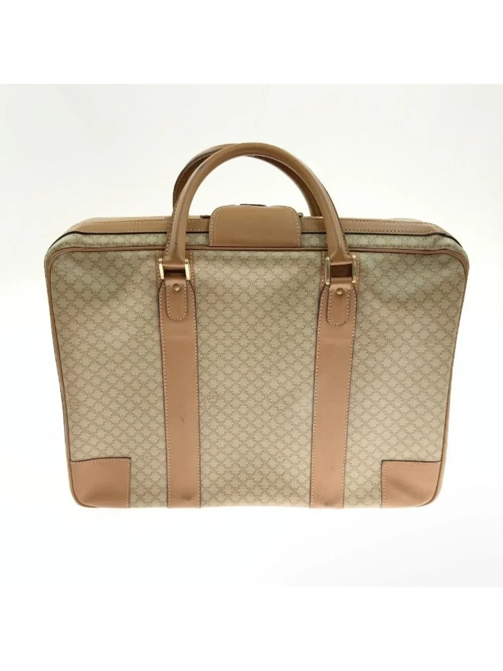 Celine Macadam Travel Bag Suitcase Light Brown